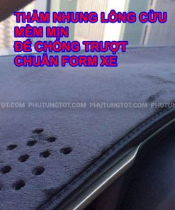 thảm taplo lông cừu theo xe
