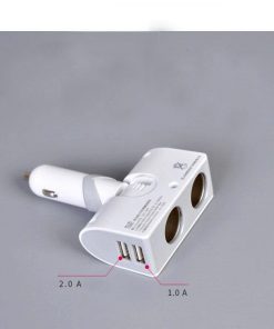 tẩu sạc ô tô chia 2