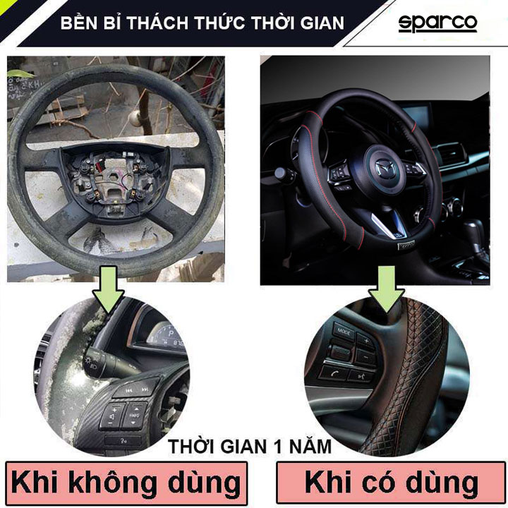 bọc vô lăng sparco chính hãng