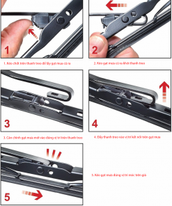 thay thế cần gạt nước mưa vios