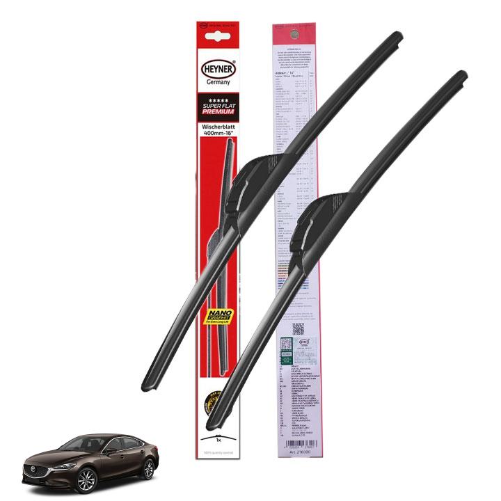 Gạt mưa Mazda 6 2019-2022 Heyner Super Flat Germany chính hãng