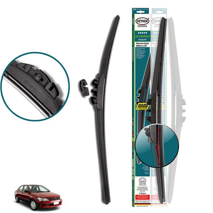 Gạt mưa Mitsubishi Lancer Sedan 2002-2007 Heyner Hybrid Nano Germany chính hãng
