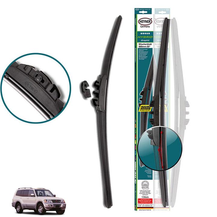 Gạt mưa Mitsubishi Pajero 2000-2002 Heyner Hybrid Nano Germany chính hãng
