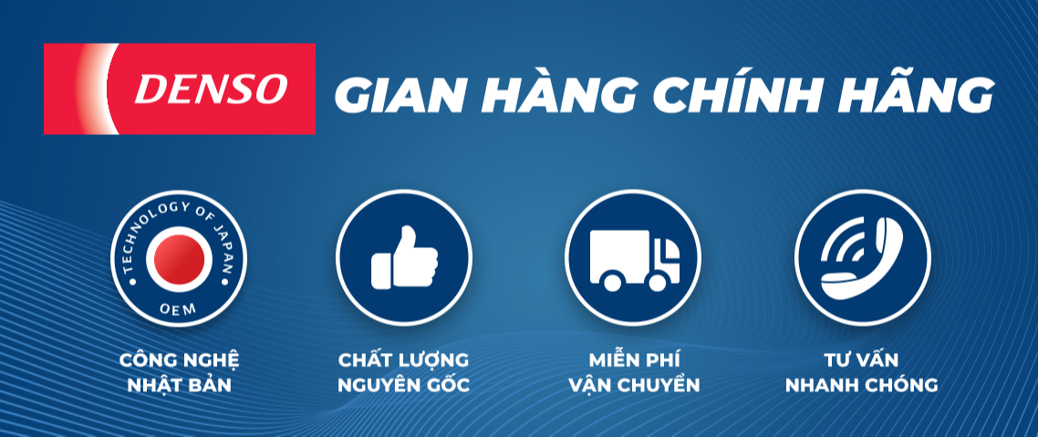 phụ tùng ô tô chính hãng Denso, Heyner, DCN, Toyota, Ford..